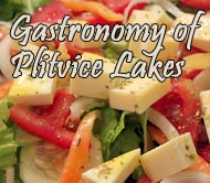 Gastronomy of Plitvice lakes